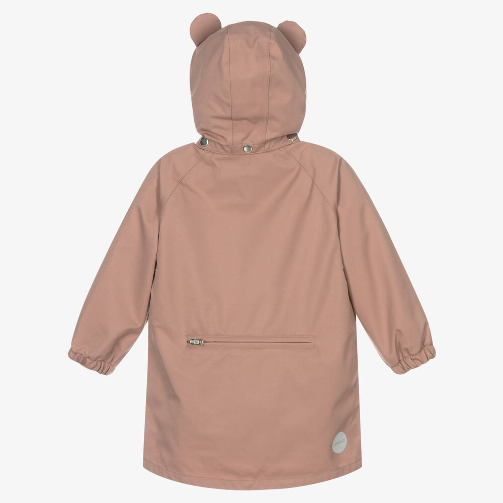 Liewood Girls Pink Waterproof Coat