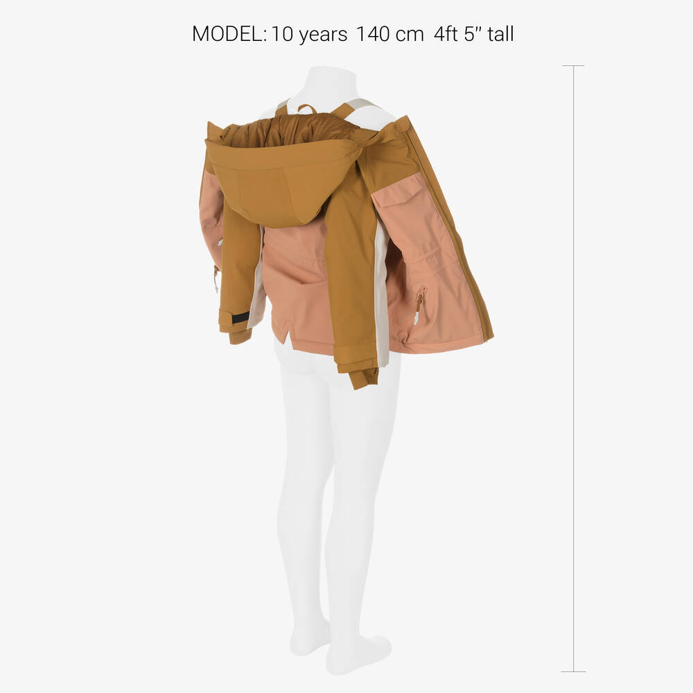 Liewood-Розово-желтая лыжная куртка | Childrensalon Outlet