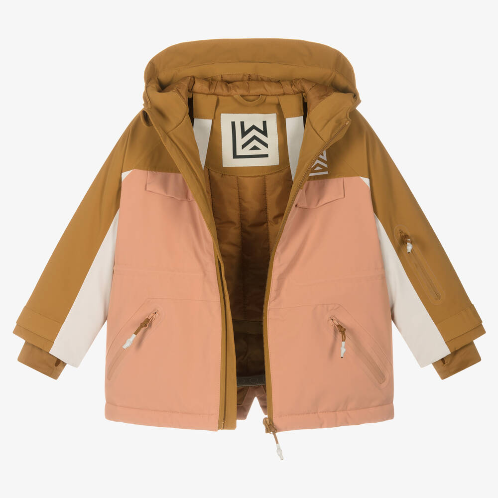 Liewood-Розово-желтая лыжная куртка | Childrensalon Outlet