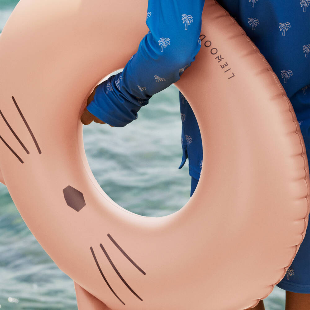 Liewood-Girls Playful Pink Cat Float | Childrensalon Outlet