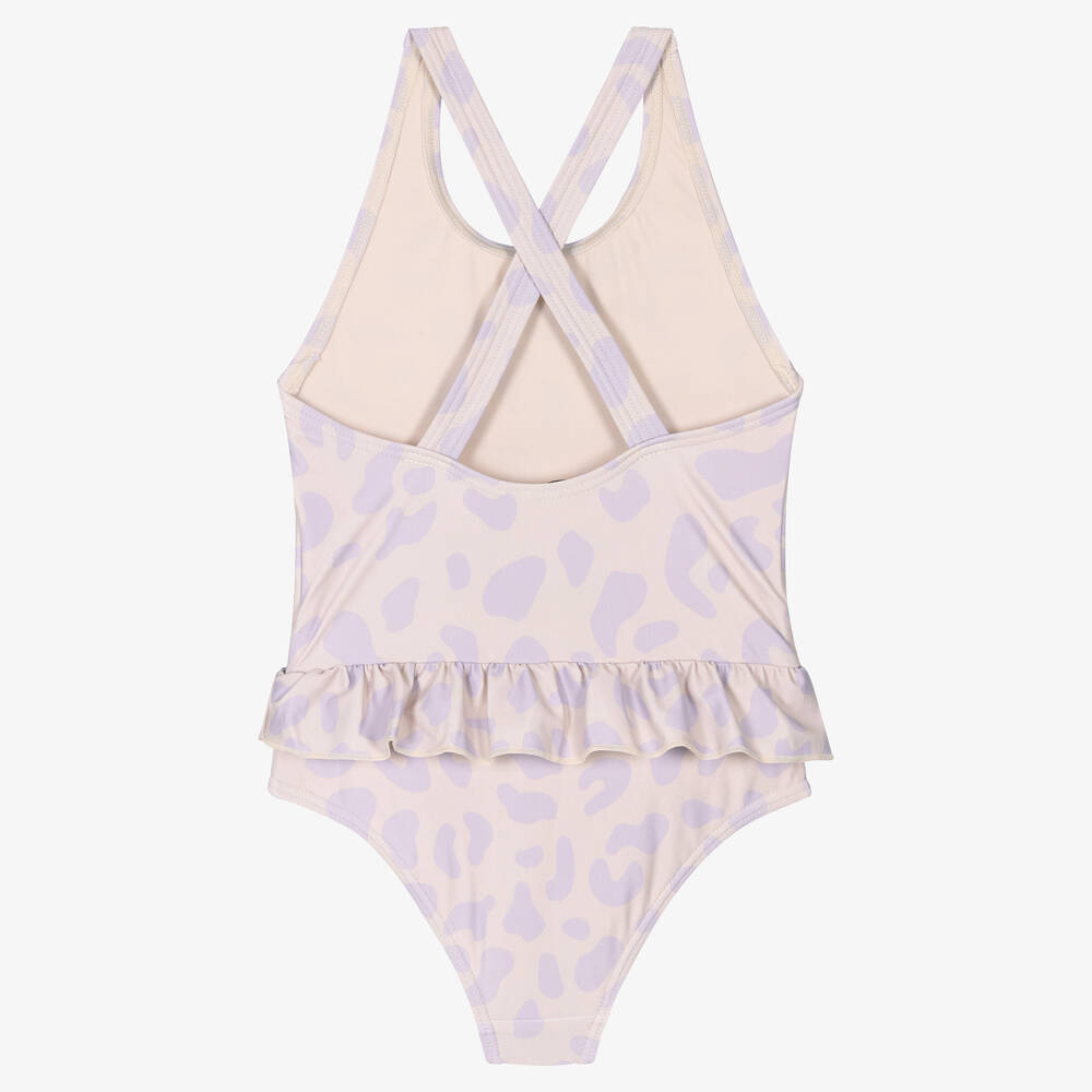 Liewood-Фиолетовый купальник с леопардовым принтом (UPF40+) | Childrensalon Outlet