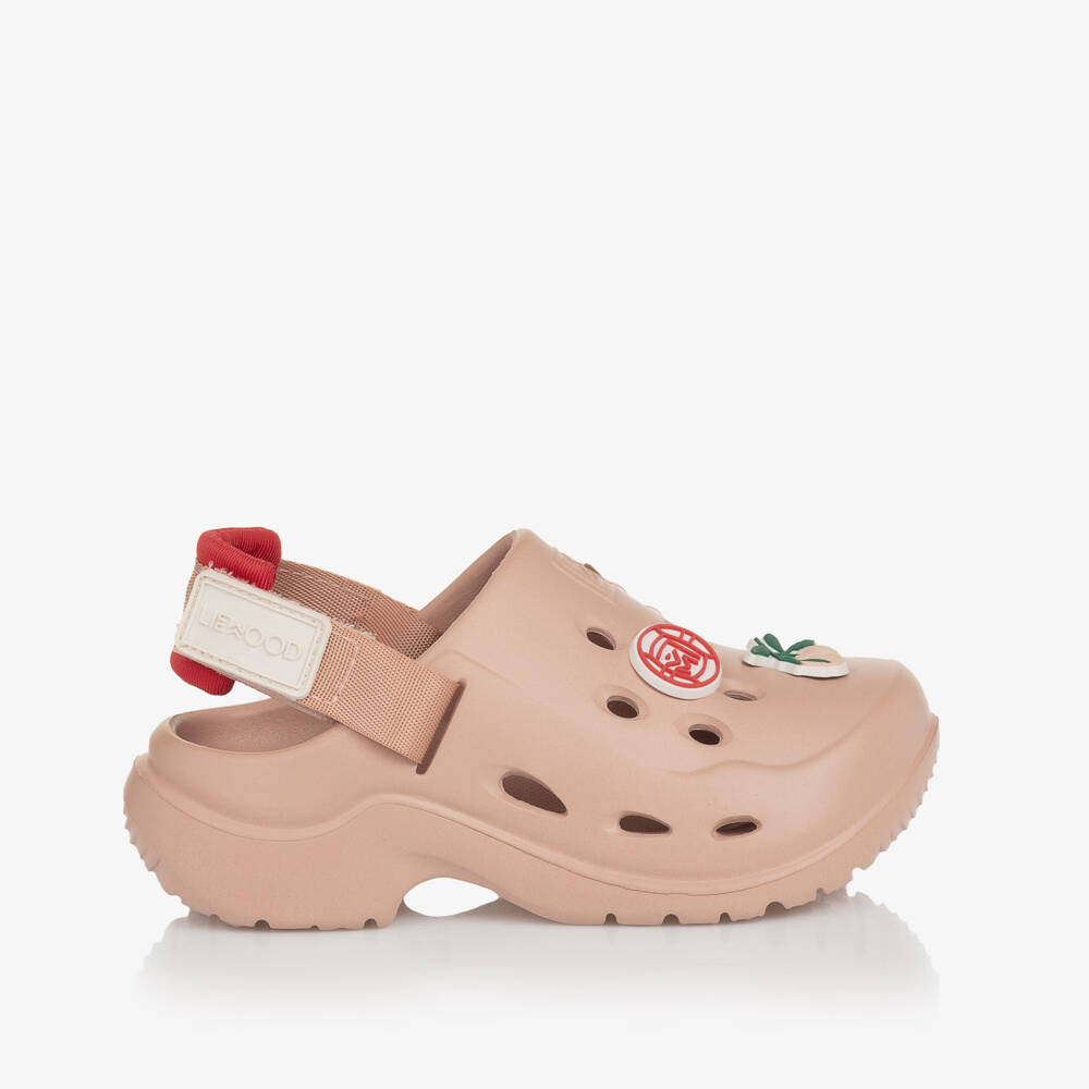 Liewood-Клоги арбузного цвета с нашивкой для девочек | Childrensalon Outlet