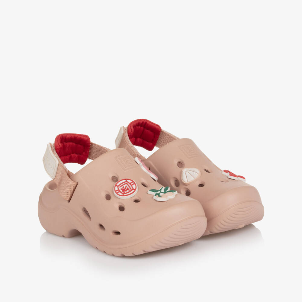 Liewood-قباقيب وردية للبنات بشعار البطيخ | Childrensalon Outlet