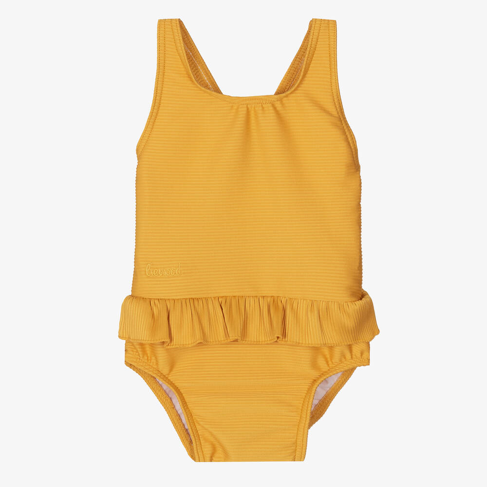 Liewood-Girls Yellow Swimsuit | Childrensalon Outlet