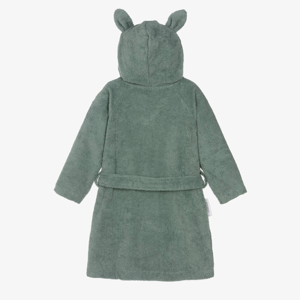 Liewood-Зеленый махровый халат «Кролик» | Childrensalon Outlet