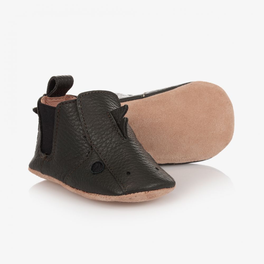 Liewood - Green Leather Pre-Walker Shoes | Childrensalon