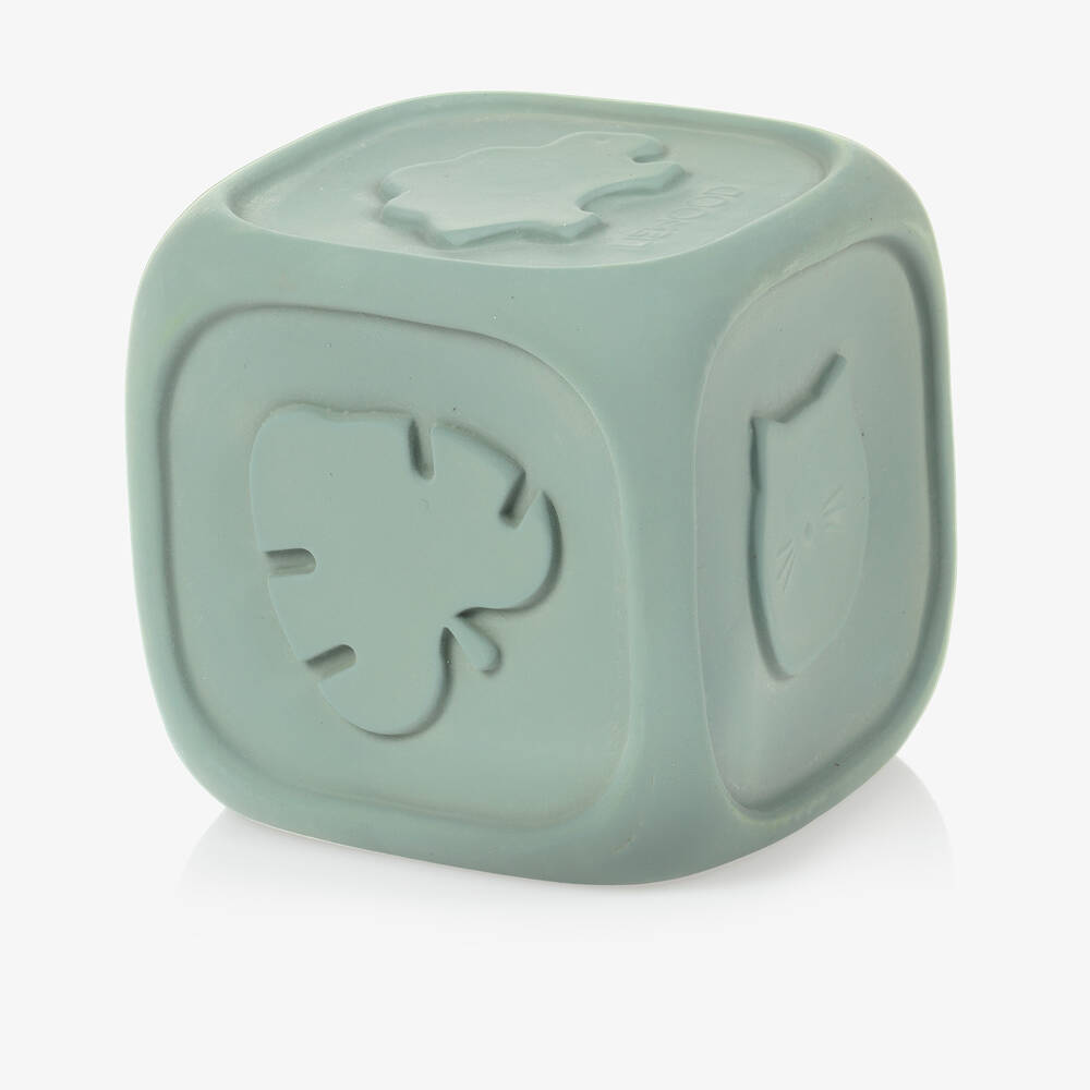 Liewood-Green Rubber Toy Dice (10cm) | Childrensalon Outlet