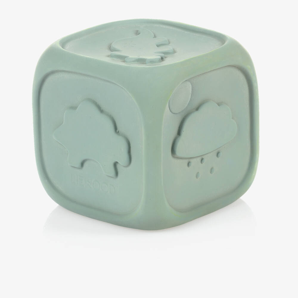 Liewood - Green Rubber Toy Dice (10cm) | Childrensalon