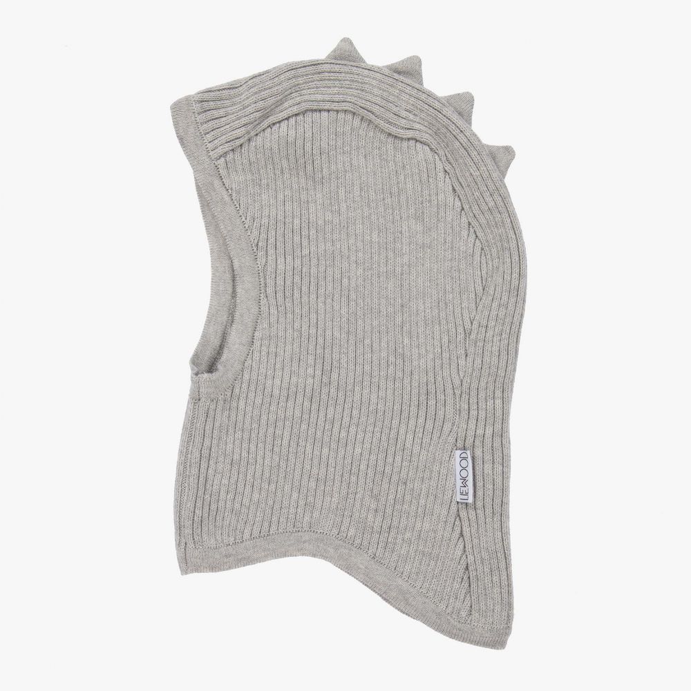 Liewood - Grey Organic Cotton Balaclava | Childrensalon