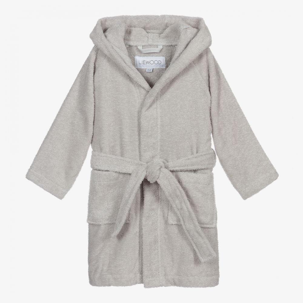 Liewood-Серый махровый халат «Кролик» | Childrensalon Outlet