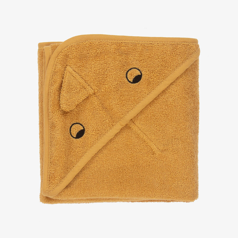 Liewood-Hooded Cotton Towel (68cm) | Childrensalon Outlet