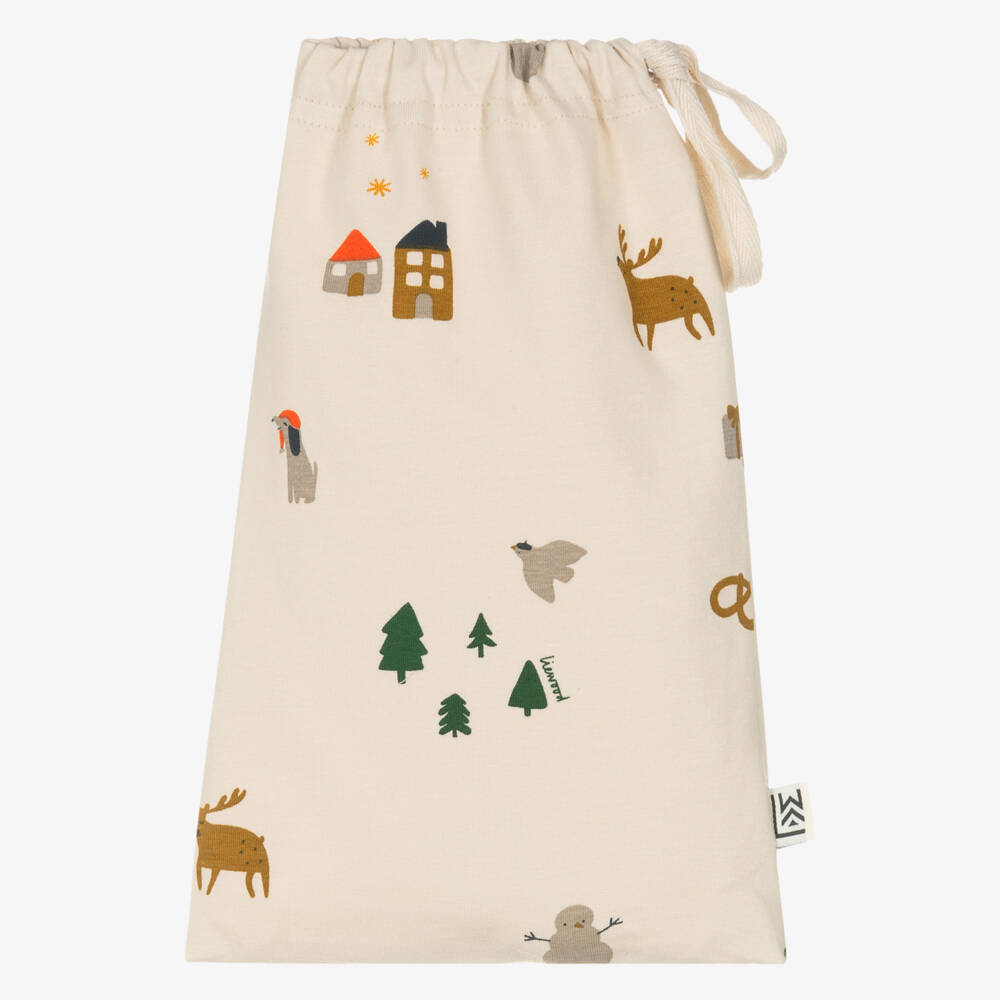 Liewood-Ivory Christmas Babygrow Without Feet | Childrensalon Outlet
