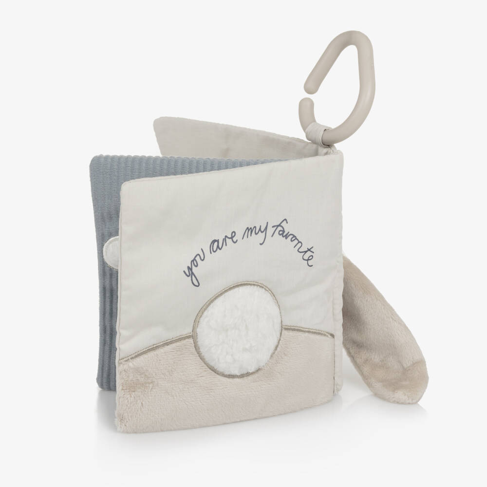 Liewood-Ivory Fey Classic Fabric Baby Bunny Book (23cm) | Childrensalon Outlet