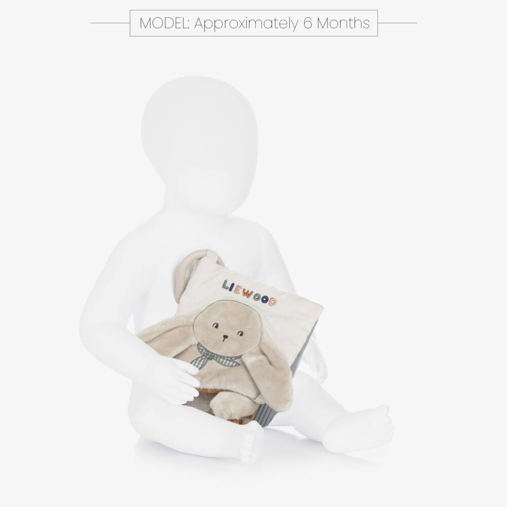 Liewood-Ivory Fey Classic Fabric Baby Bunny Book (23cm) | Childrensalon Outlet