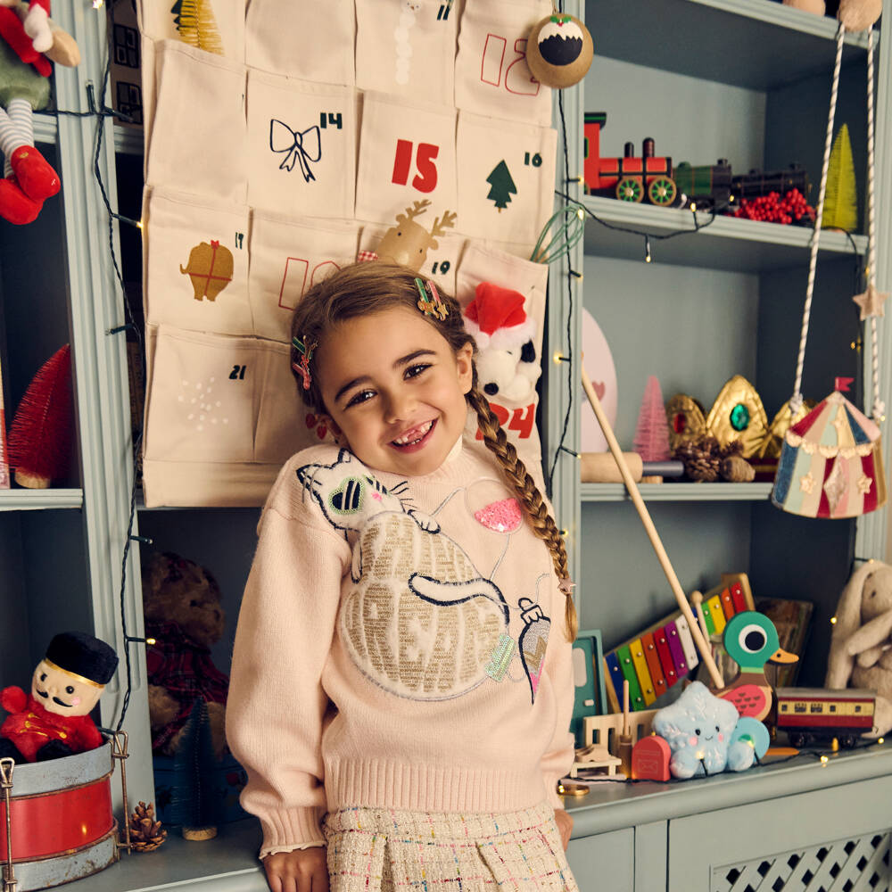 Liewood-Ivory Hanging Advent Calendar (100cm) | Childrensalon Outlet