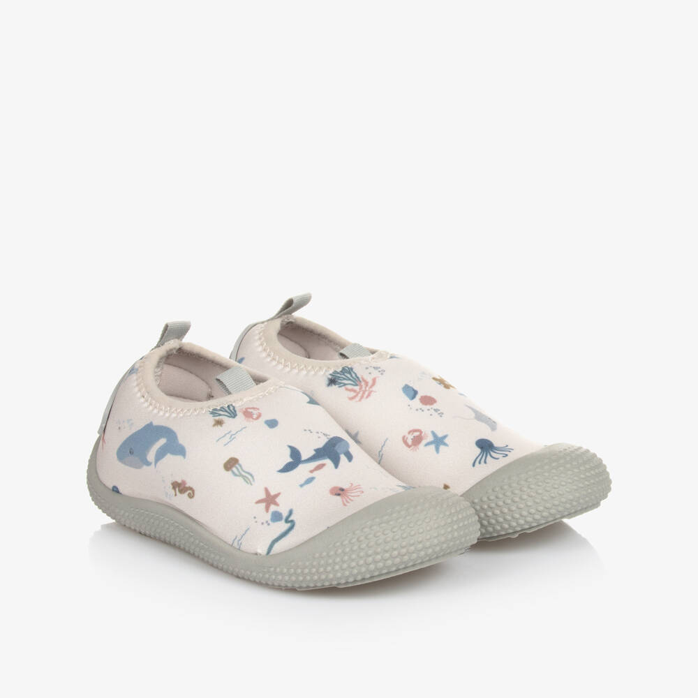 Liewood-Ivory Sea Creature Aqua Shoes | Childrensalon Outlet