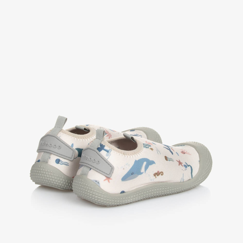 Liewood-Ivory Sea Creature Aqua Shoes | Childrensalon Outlet