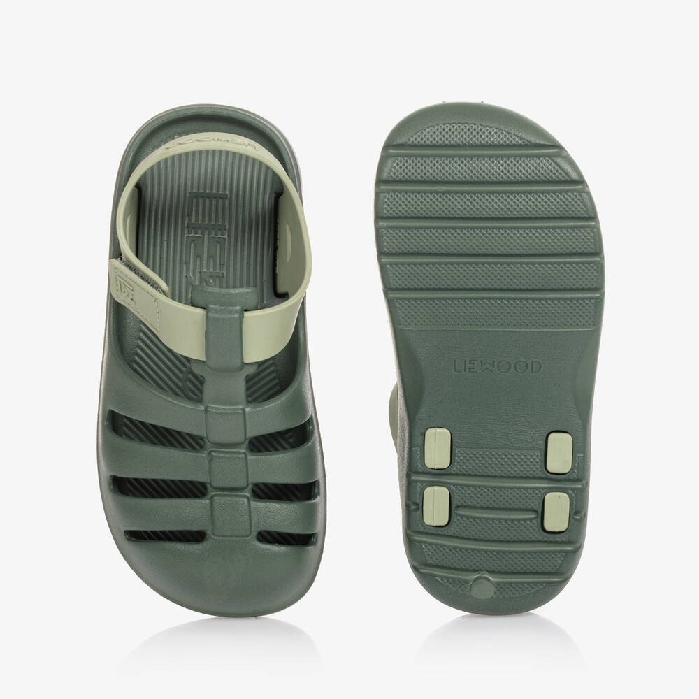 ليوود-صندل جيلي لون أخضر كاكي | Childrensalon Outlet