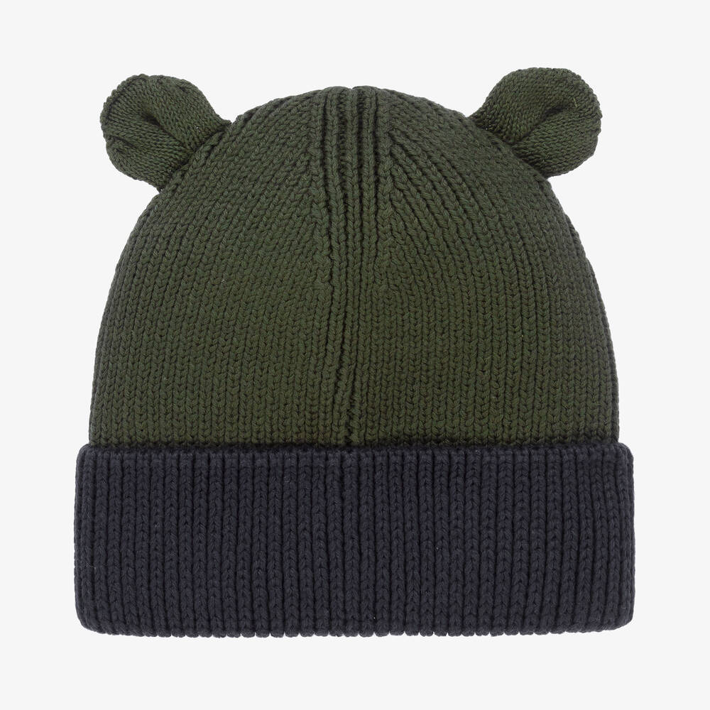 Liewood - Khakigrüne Strick-Beanie | Childrensalon