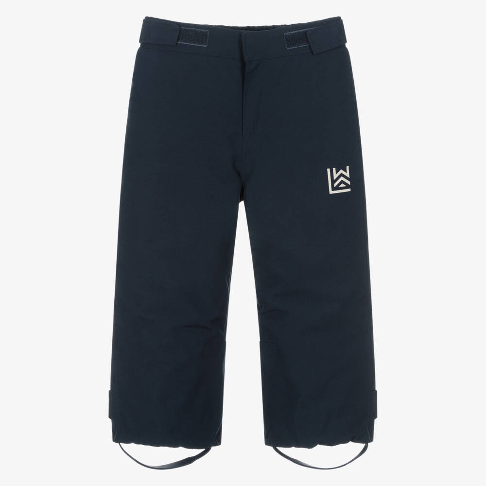 Liewood-Navy Blue Waterproof Technical Ski Trousers | Childrensalon Outlet