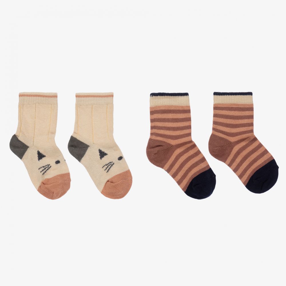 Liewood - Розовые хлопковые носки (2пары) | Childrensalon