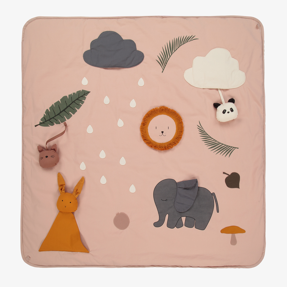 Liewood-Pink Elephant Playmat (110cm) | Childrensalon Outlet
