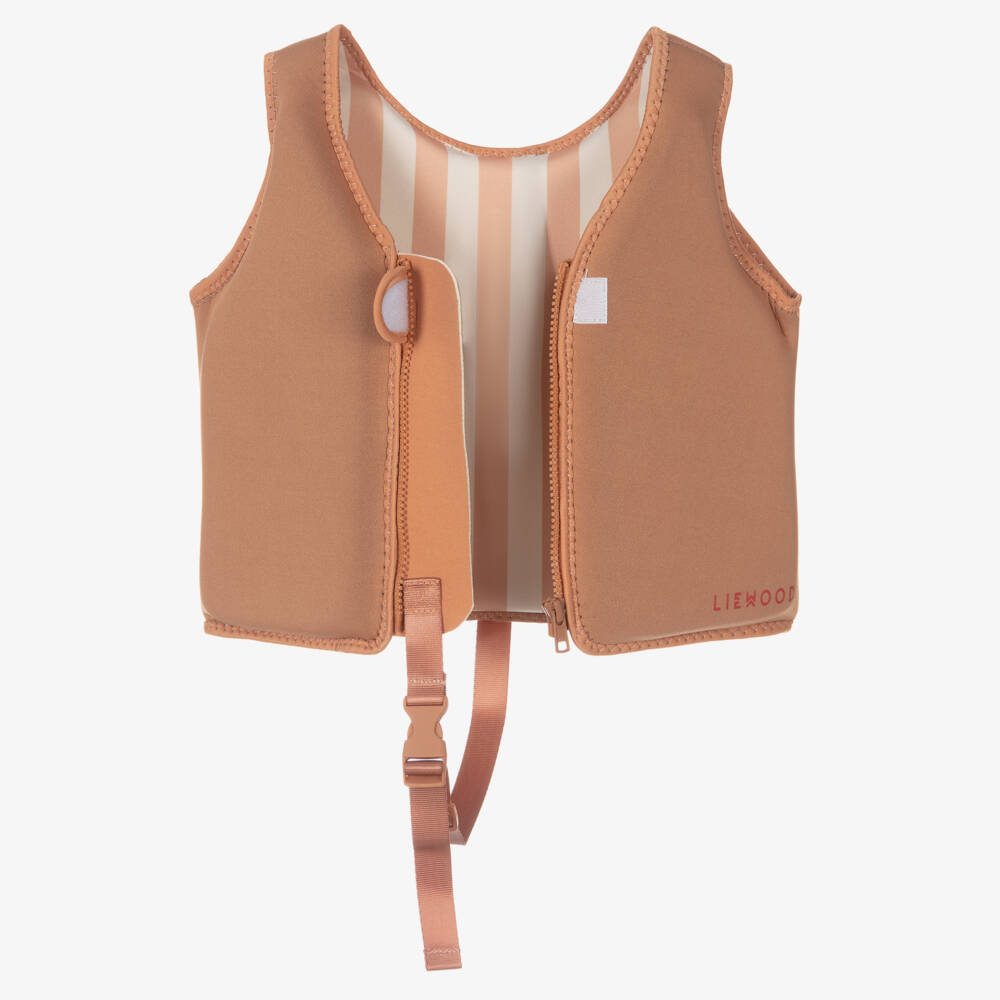 Liewood-Pink Logo Float Vest | Childrensalon Outlet