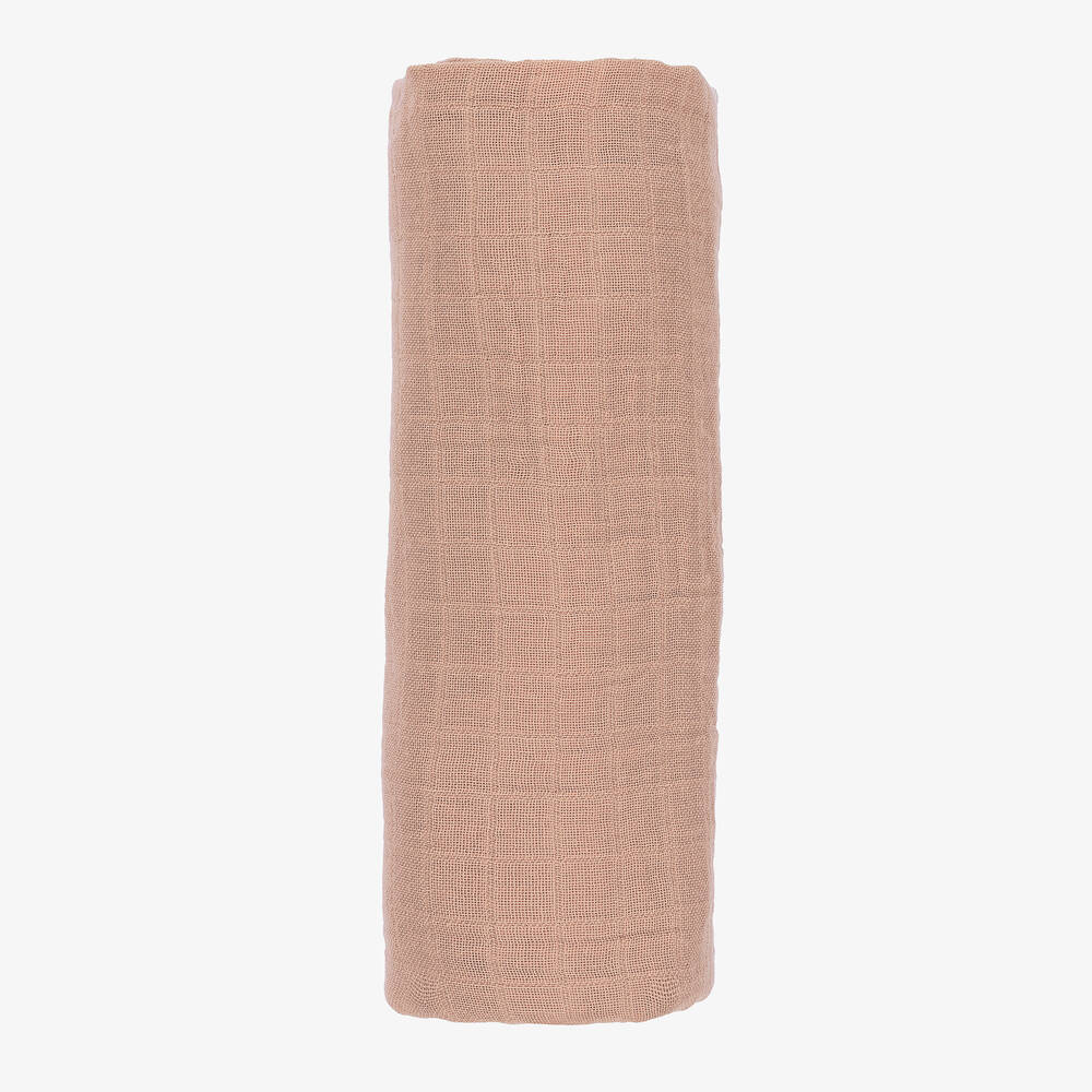 Liewood - Pink Muslin Swaddle (109cm) | Childrensalon