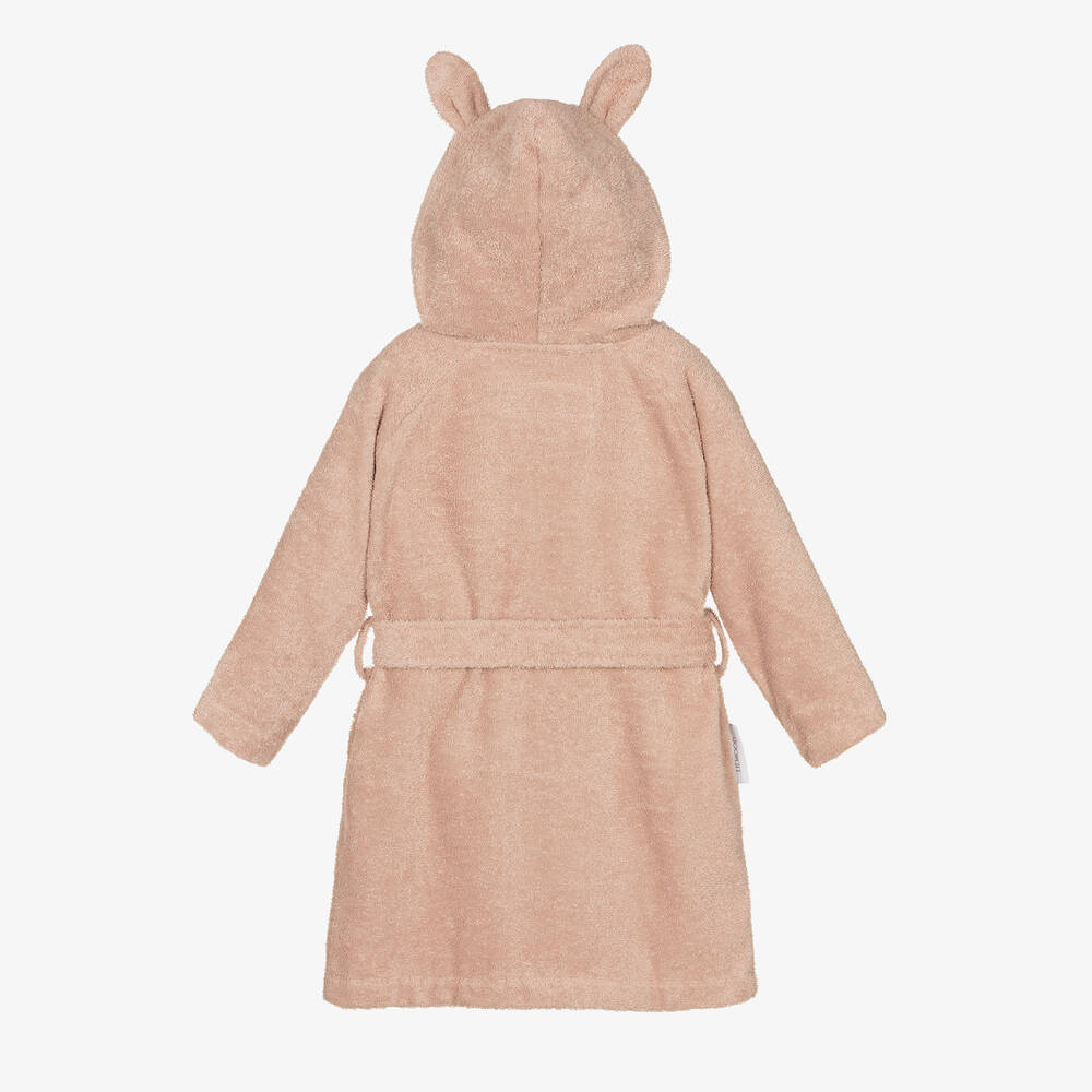 ليوود-روب حمّام قطن عضوي لون زهري للبنات | Childrensalon Outlet