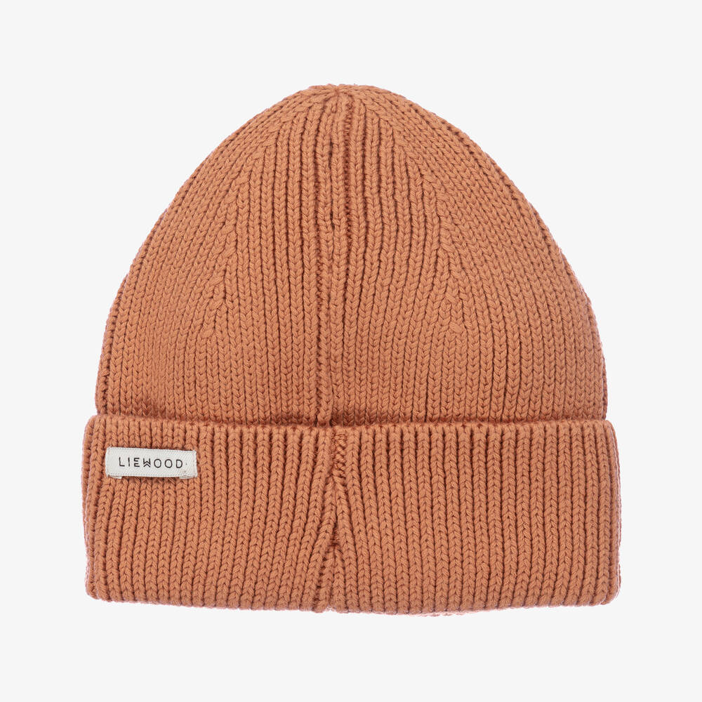 ليوود-قبعة بيني قطن عضوي لون زهري للبنات | Childrensalon Outlet