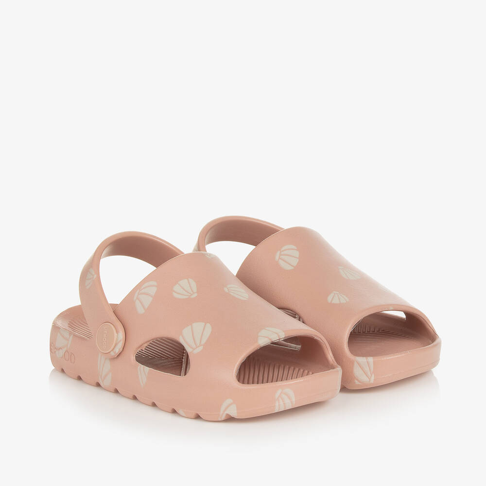 Liewood-Pink Shell Clog Sandals | Childrensalon Outlet