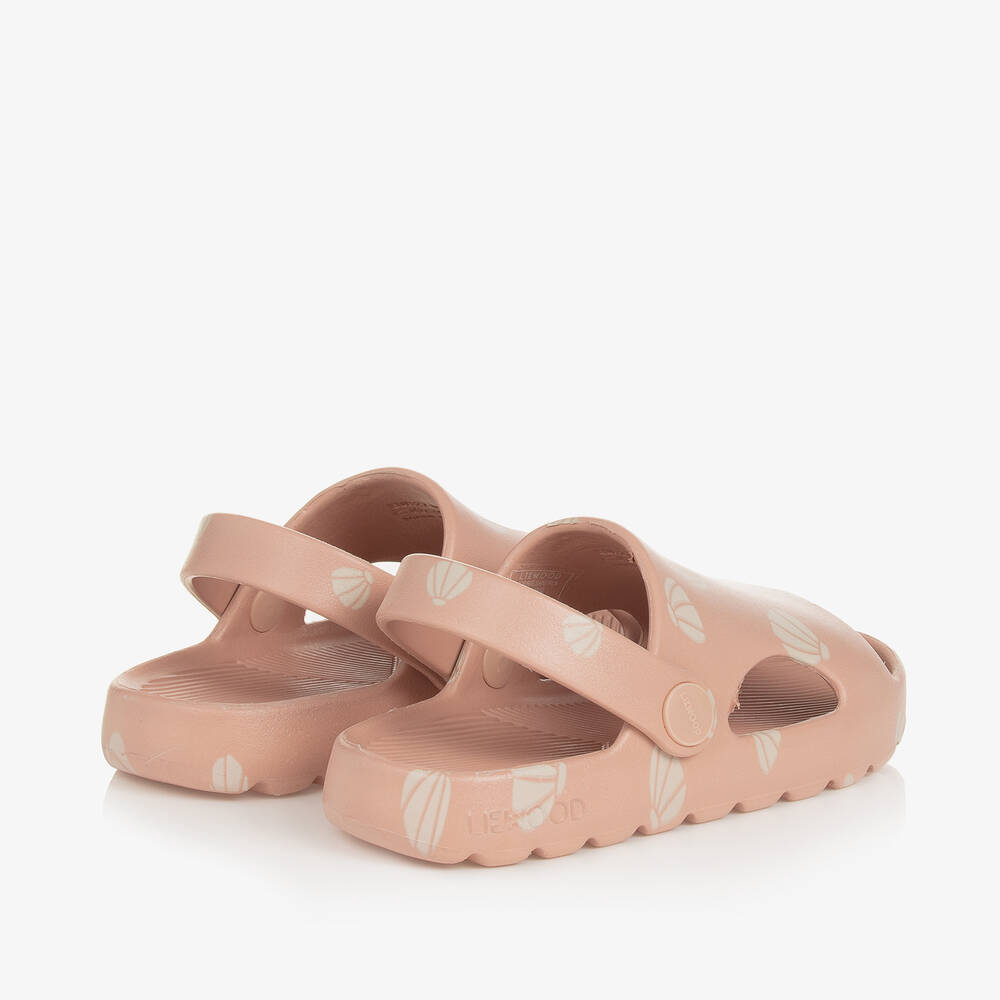 Liewood-Pink Shell Clog Sandals | Childrensalon Outlet