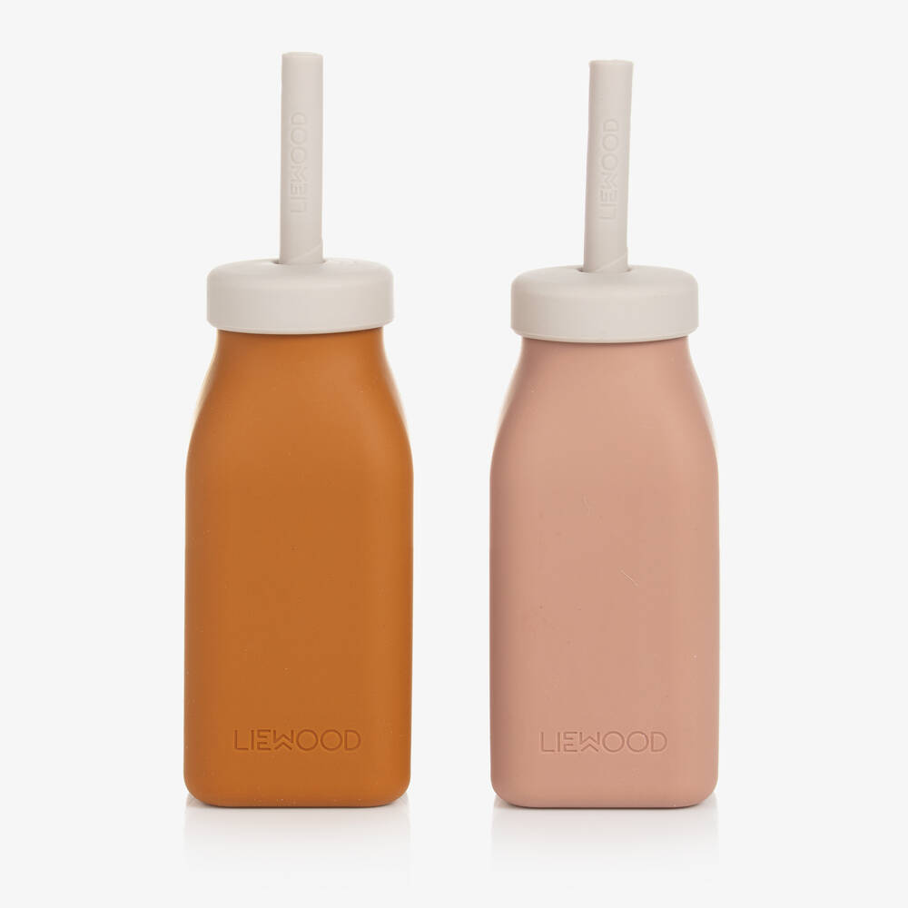 Liewood - Silicone Milkshake Bottles (2 Pack) | Childrensalon