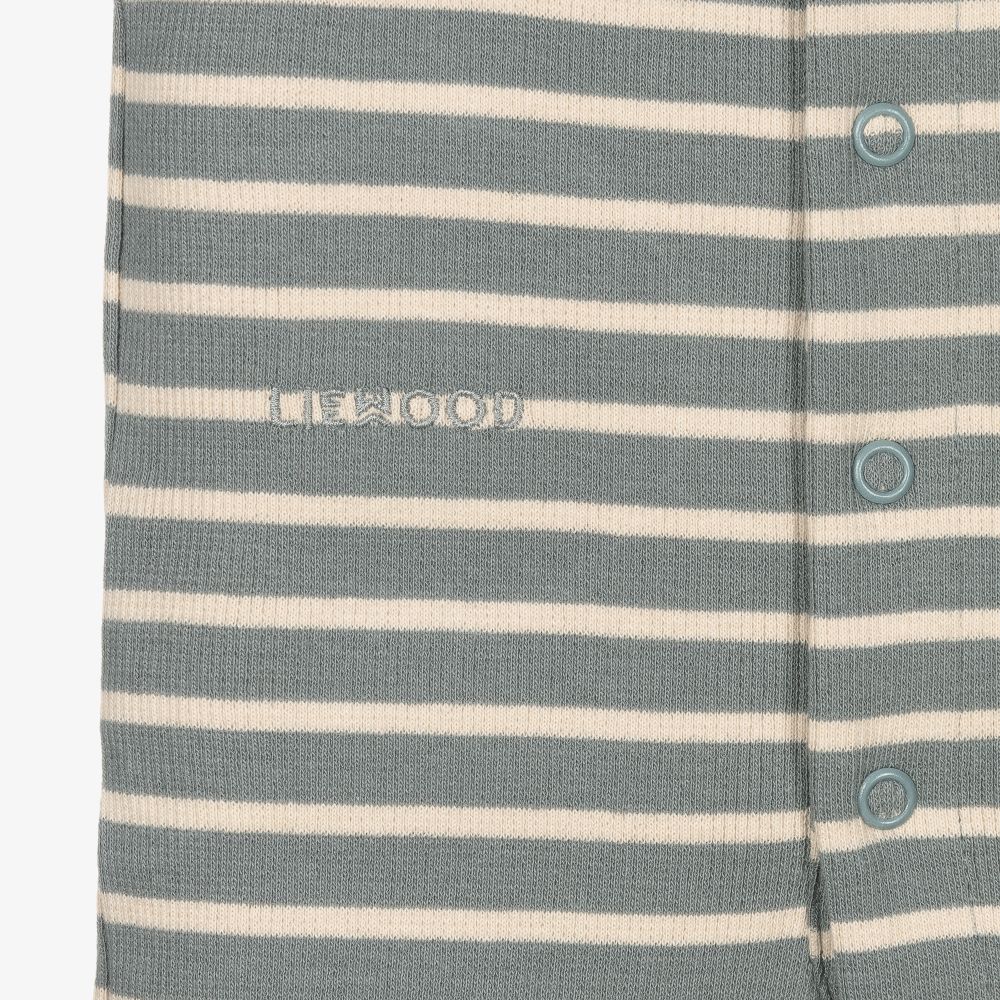 Liewood-Striped Organic Cotton Romper | Childrensalon Outlet