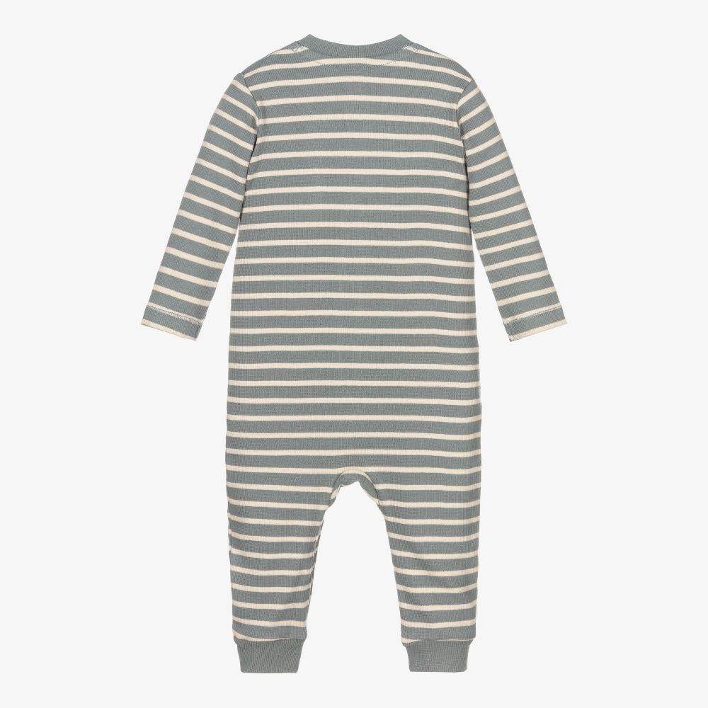 Liewood-Striped Organic Cotton Romper | Childrensalon Outlet