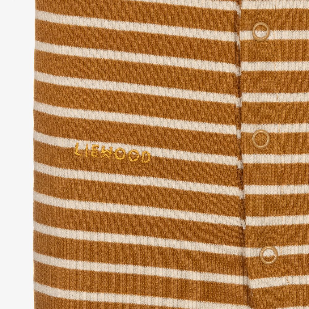 Liewood-Striped Organic Cotton Romper | Childrensalon Outlet