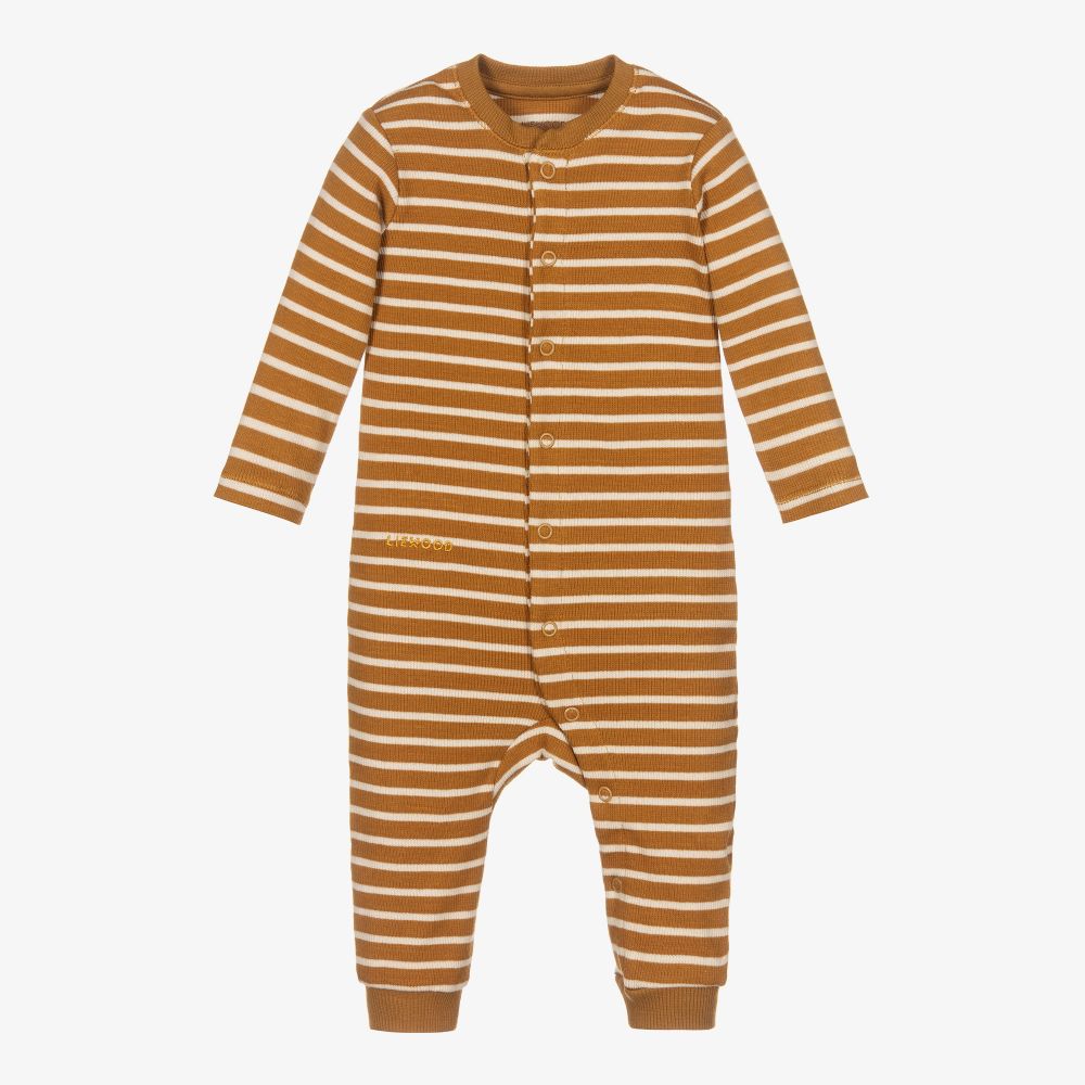 Liewood - Striped Organic Cotton Romper | Childrensalon