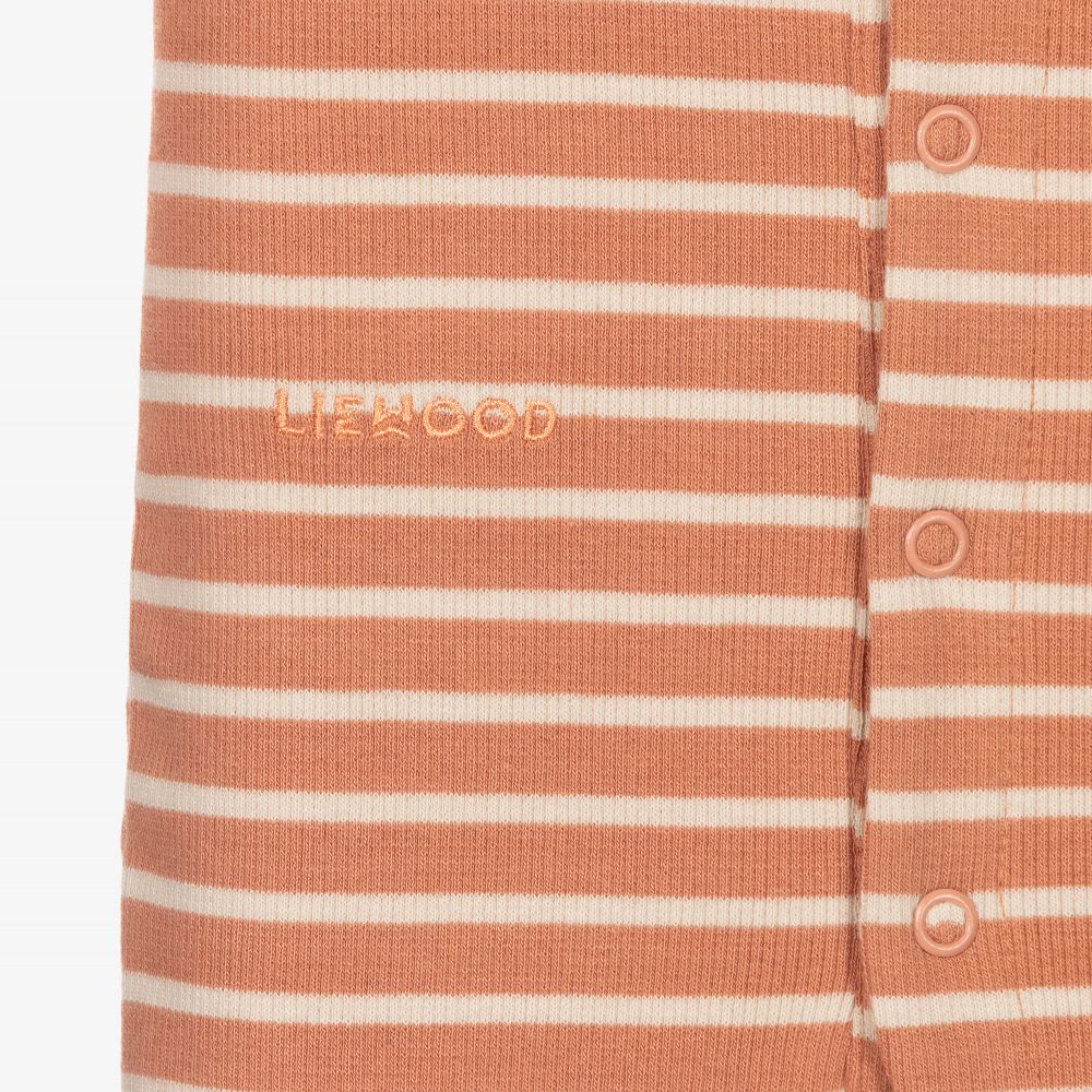 Liewood-Striped Organic Cotton Romper | Childrensalon Outlet