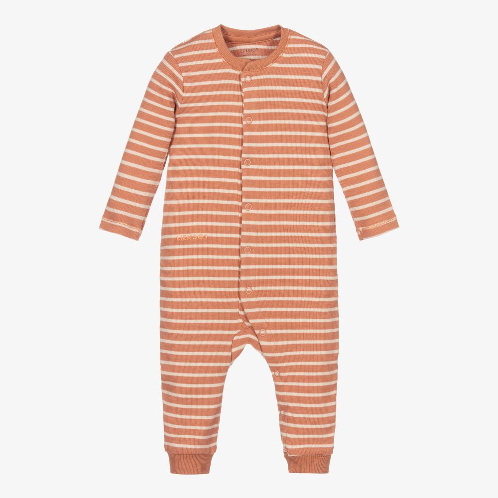Liewood-Striped Organic Cotton Romper | Childrensalon Outlet