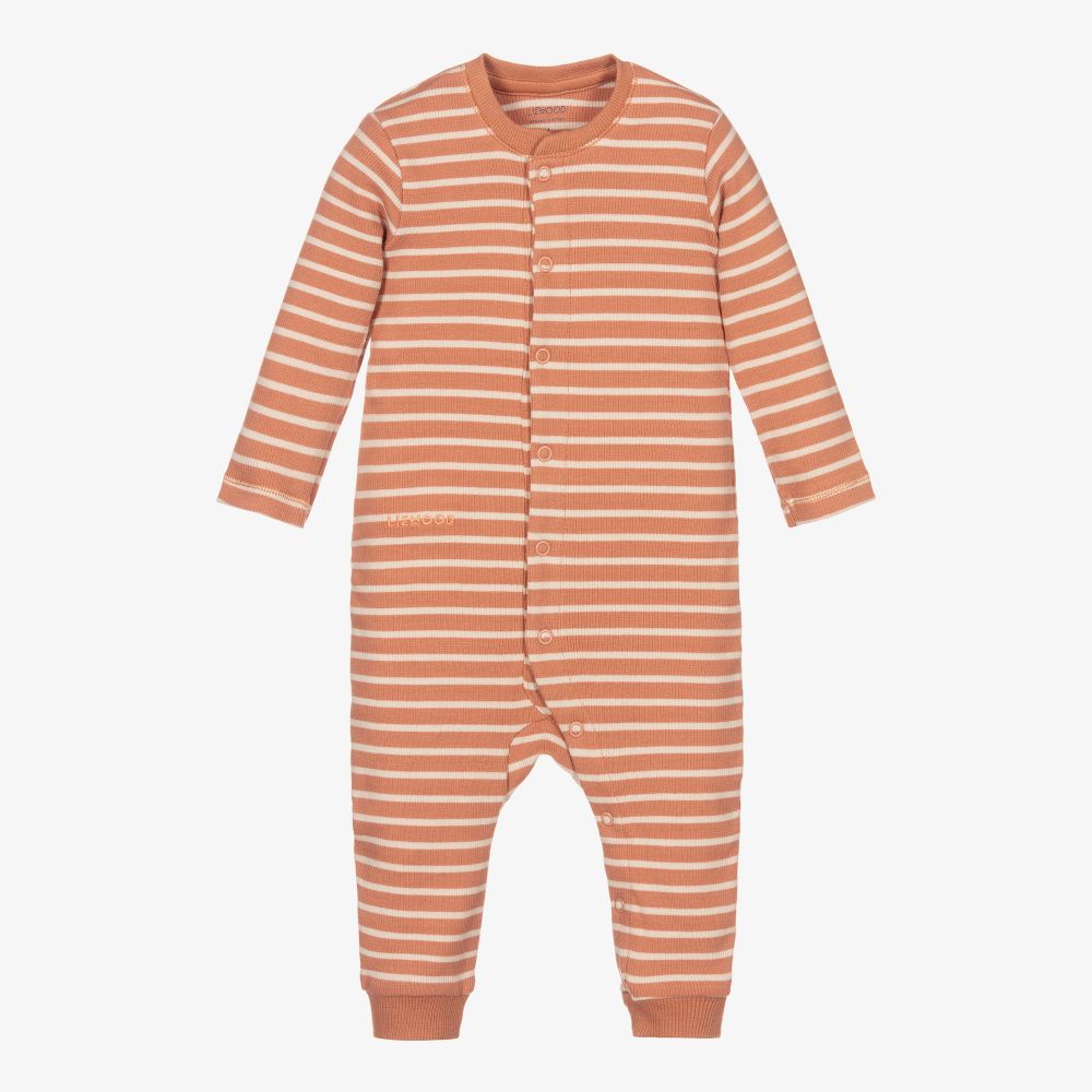 Liewood - Striped Organic Cotton Romper | Childrensalon