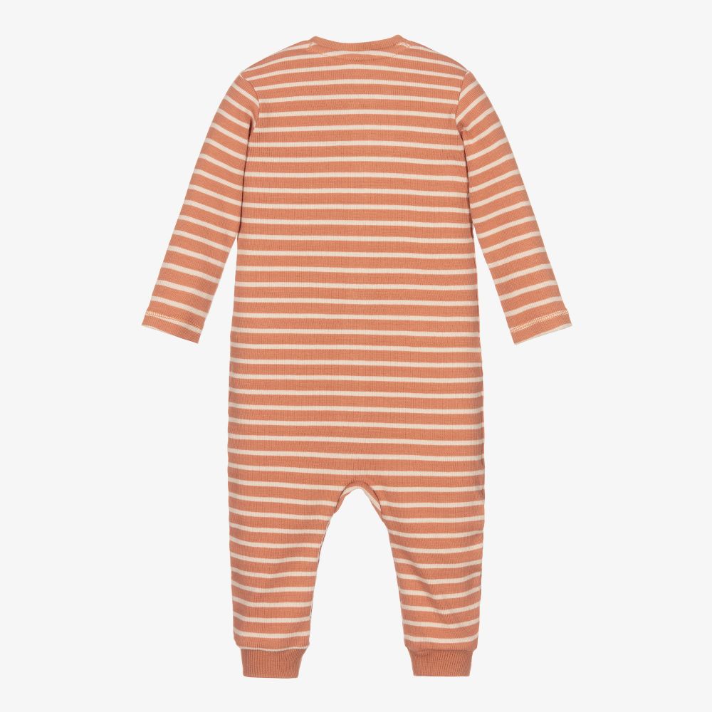 Liewood-Striped Organic Cotton Romper | Childrensalon Outlet