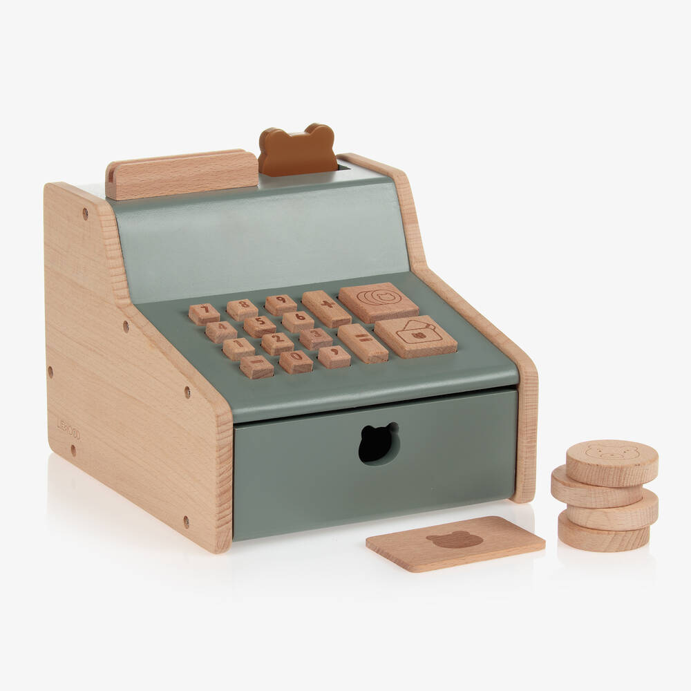 Liewood-Wooden Cash Register Toy (24cm) | Childrensalon Outlet