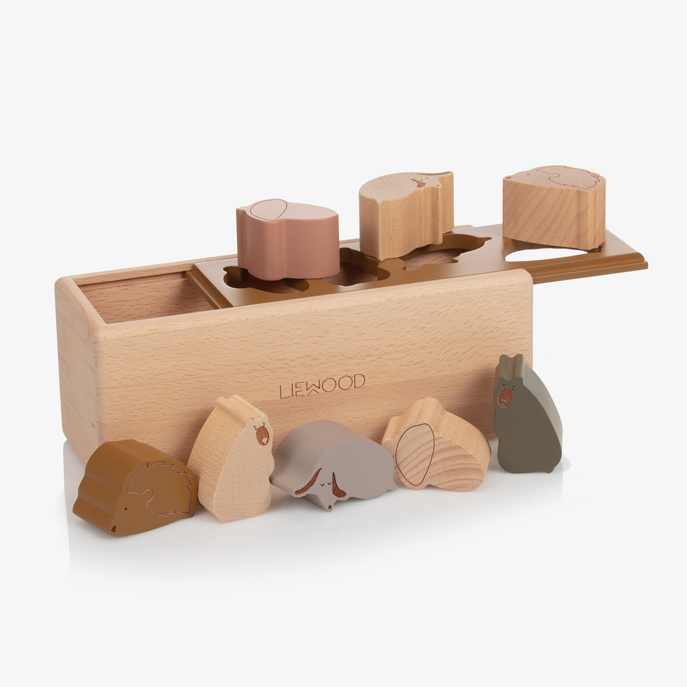 Liewood - Boîte à casse-têtes en bois (26 cm) | Childrensalon
