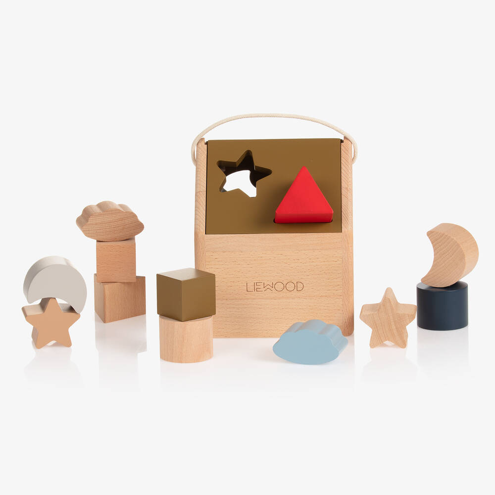 Liewood - Wooden Puzzle House (17cm) | Childrensalon