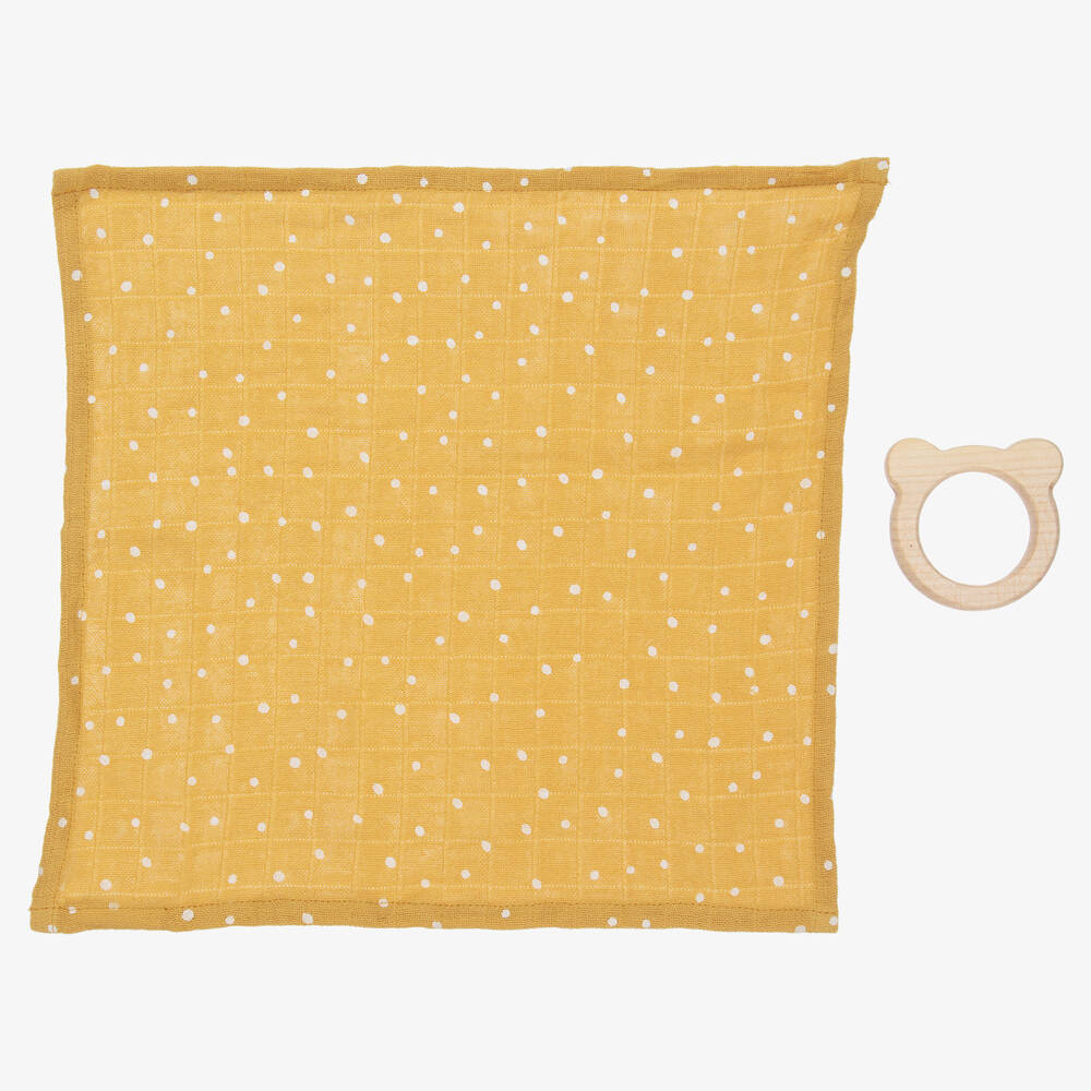 Liewood-Yellow Doudou & Teether (30cm) | Childrensalon Outlet