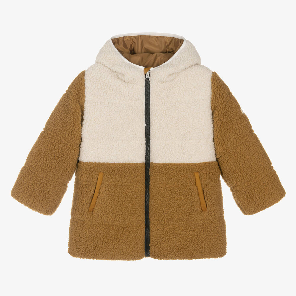 Liewood - Yellow & Ivory Fleece Coat | Childrensalon