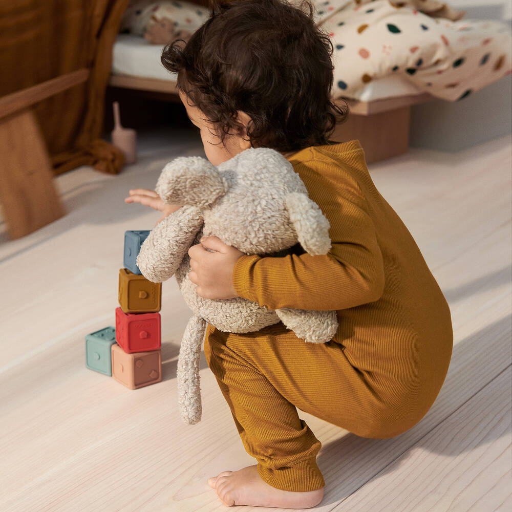 Liewood-Yellow Organic Cotton Romper | Childrensalon Outlet