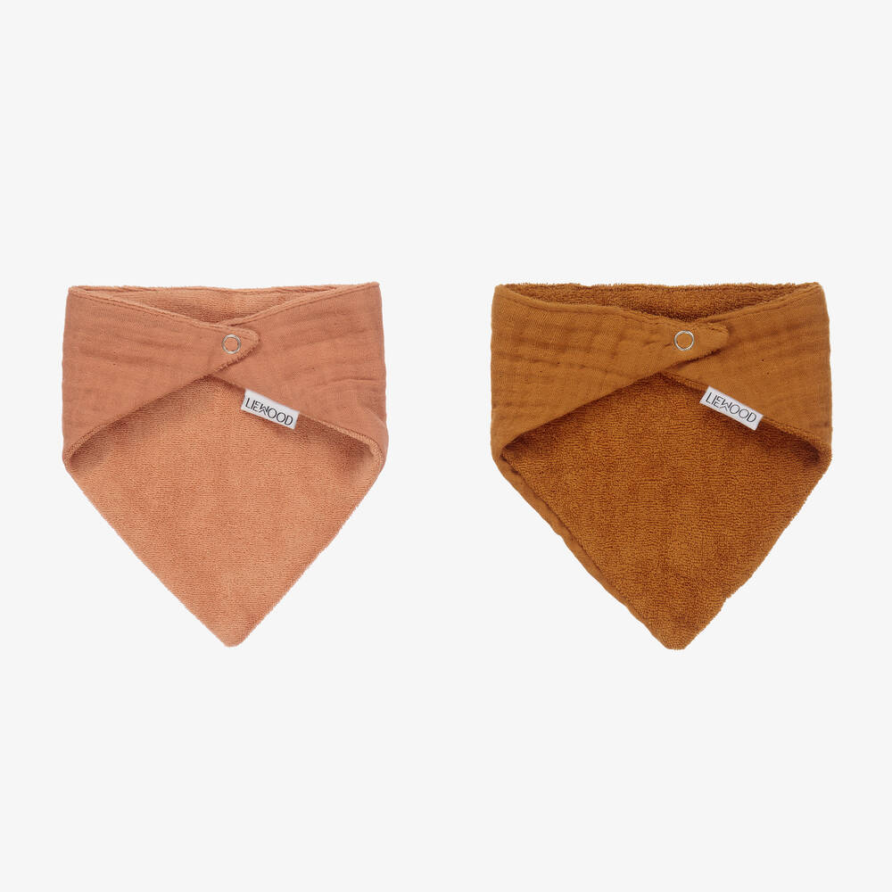 Liewood-Yellow & Pink Bibs (2 Pack) | Childrensalon Outlet