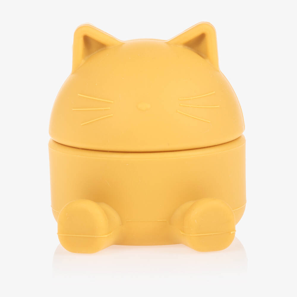 Liewood - Yellow Silicone Treasure Box (7cm) | Childrensalon