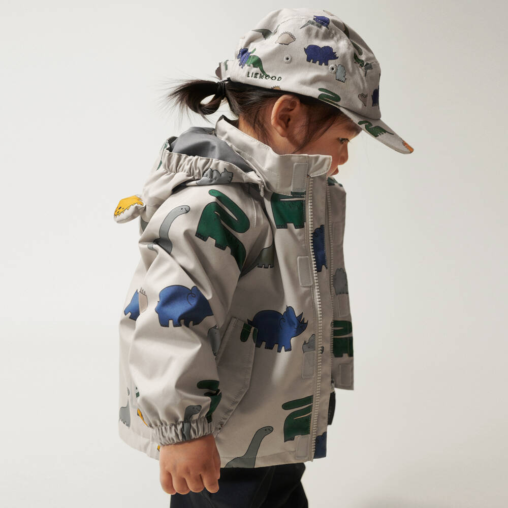 Liewood-Young Adventurer Dino Beige Jacket | Childrensalon Outlet